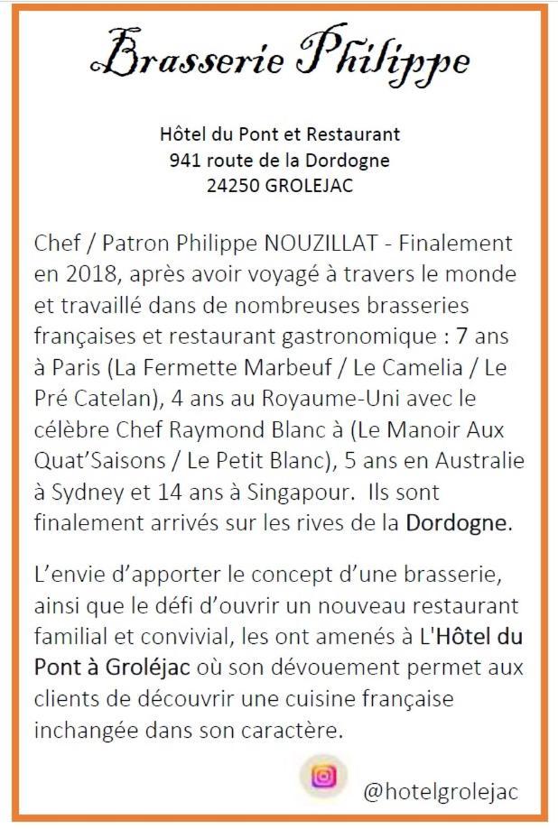 Hotel Du Pont Et Restaurant A Grolejac Ngoại thất bức ảnh